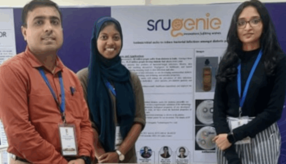 Feetly diabetic socks at Goa Innovation & Startup Times