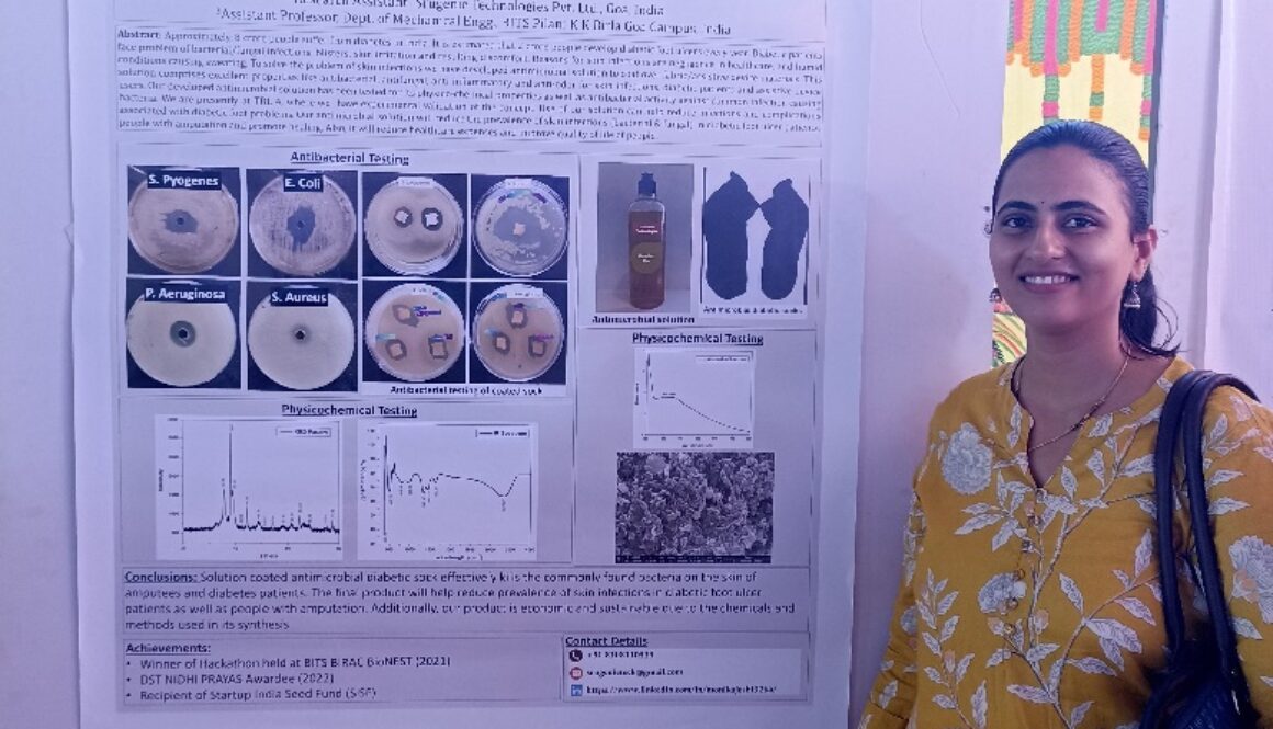 Winner of 2nd prize for poster presentation.